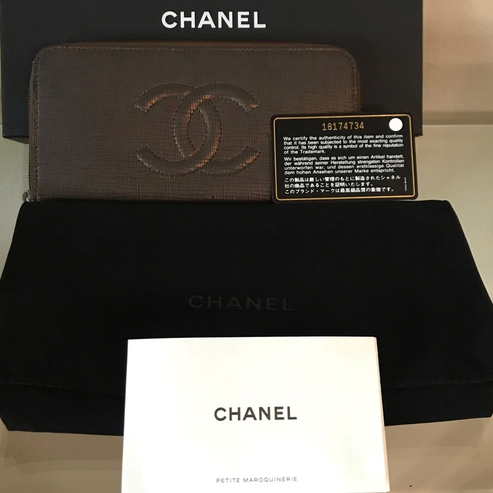 SOLD “NEW" AUTHENTIC CHANEL PYTHON WALLET